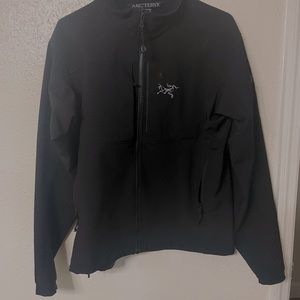 Arcteryx Soft Shell Black Jacket: Size Medium